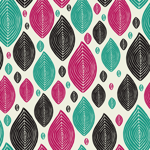 Leaves textures pattern seamless vector 10