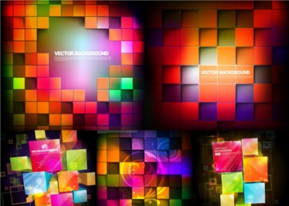 Neon plaid background shiny vector Neon plaid background shiny vector