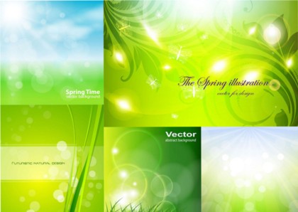 Spring dream Blurred background vector Spring dream Blurred background vector