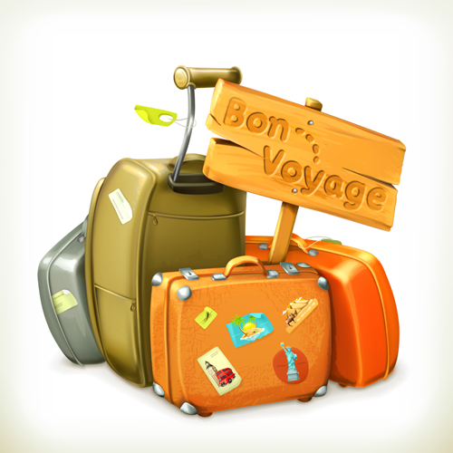 Trunk with wood board vector Trunk with wood board vector