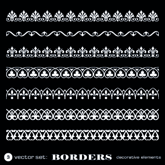 white lace border borders 