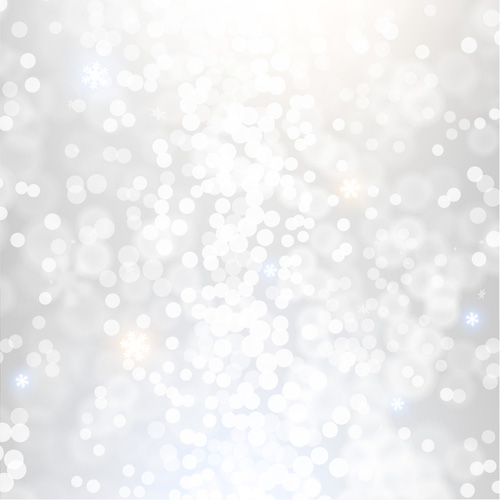 White light dot with blurs christmas background vector 04