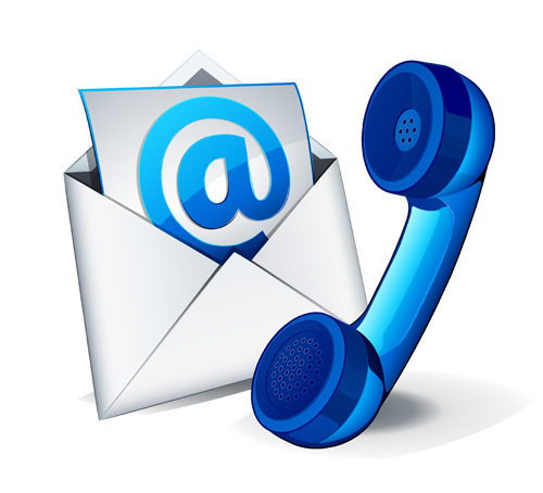 email and phone vector email and phone vector