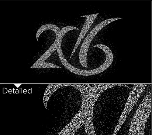 year new design creative background 2016 