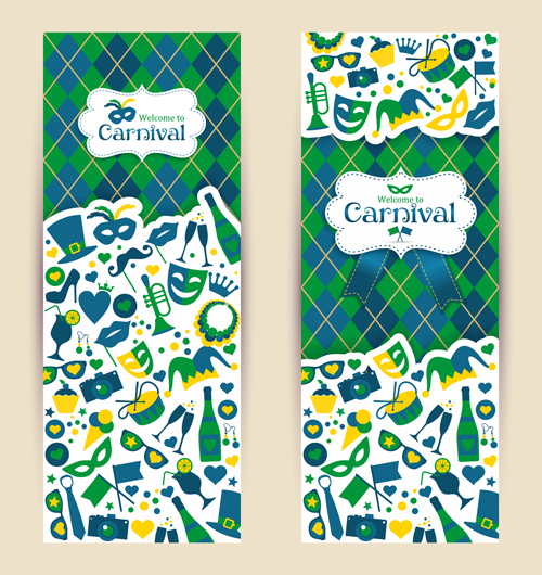 vertical carnival Brazil banner 