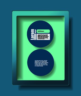 Publicize business templates background vector 01
