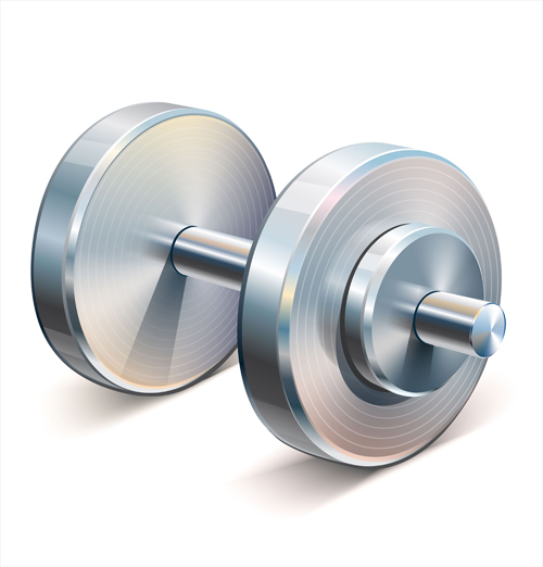 Dumbbell vector design illustration 03 Dumbbell vector design illustration 03