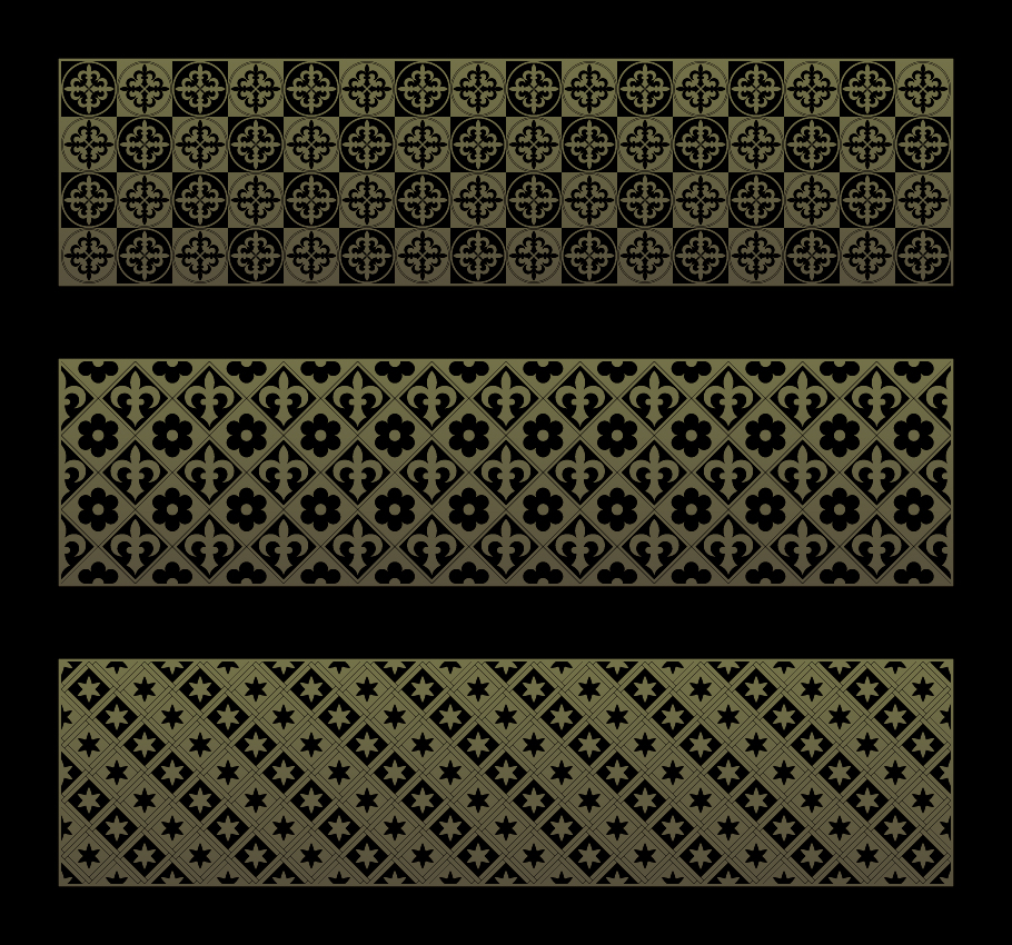 Gothic ornament banners vector set 03 Gothic ornament banners vector set 03