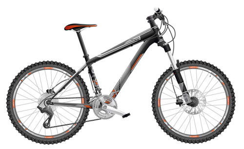 Mountain bike vector design 01 Mountain bike vector design 01