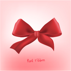 red material bow 