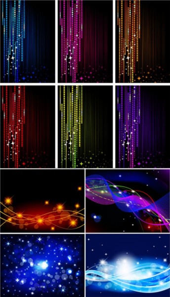 Starlit sky background vector Starlit sky background vector