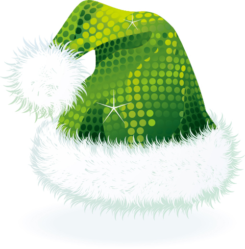 Vector 2016 christmas hat material set 04 Vector 2016 christmas hat material set 04