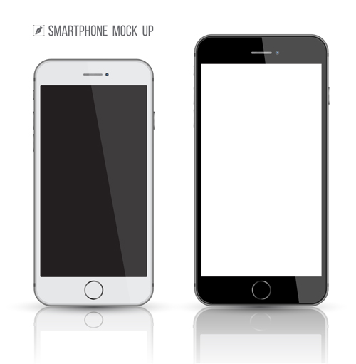 Vector modern mobile template design 05 Vector modern mobile template design 05