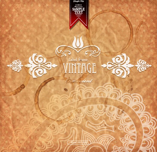 Vintage style grunge vector background set 01 Vintage style grunge vector background set 01