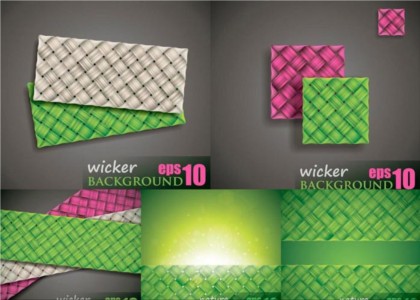 Wicker background Illustration vectors Wicker background Illustration vectors