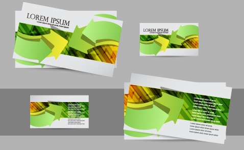 Simple business cards design vector set 02 Simple business cards design vector set 02