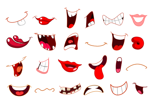 mouths funny cartoon 