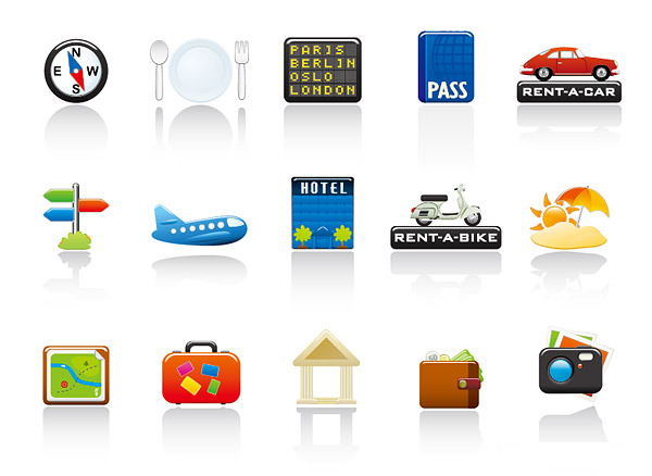 Travel style icon vector Travel style icon vector