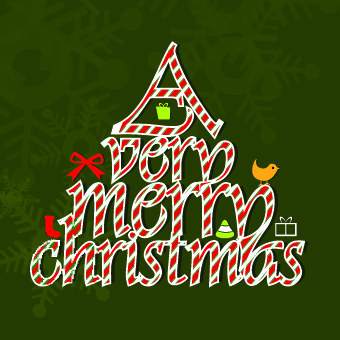 2014 Funny Christmas tree design vector 02 2014 Funny Christmas tree design vector 02