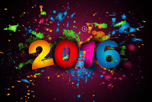 2016 new year creative background design vector 28 2016 new year creative background design vector 28