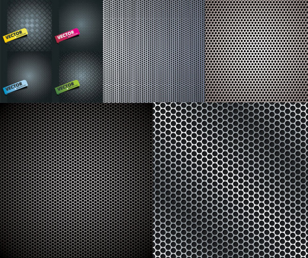 Metal plate background vector material Metal plate background vector material