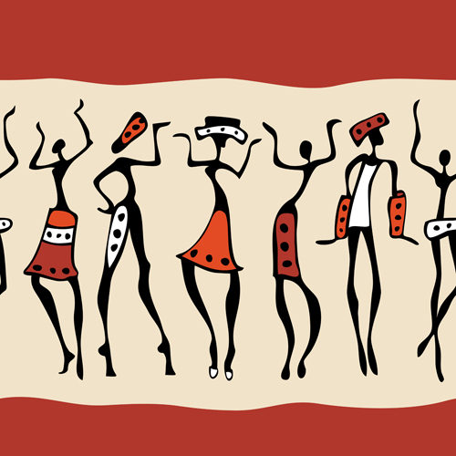African dancers abstractr vector set 09 African dancers abstractr vector set 09
