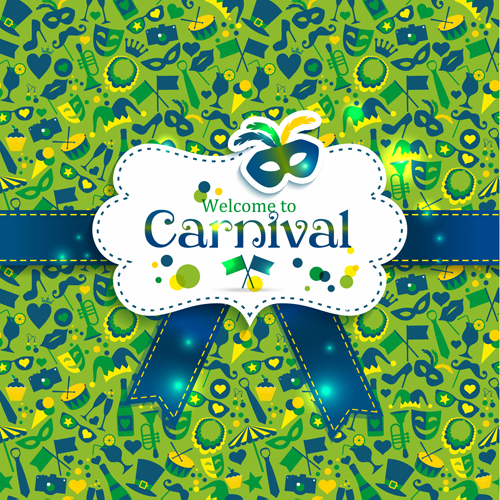 Brazil carnival creative background vector 02 Brazil carnival creative background vector 02