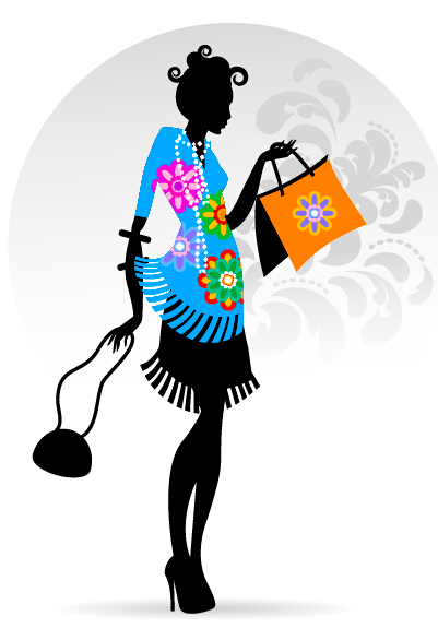 shopping girl fashion  