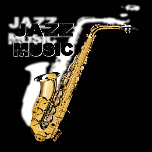 Jazz music creative background vector 03 Jazz music creative background vector 03