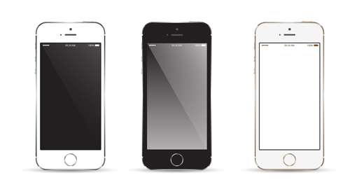Vector modern mobile template design 03 Vector modern mobile template design 03