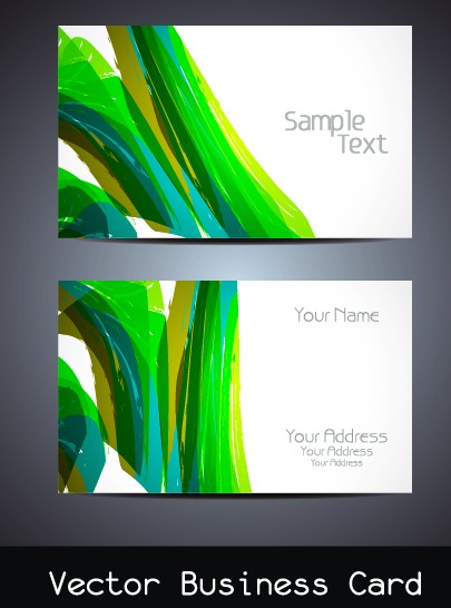 Simple business cards design vector set 01 Simple business cards design vector set 01