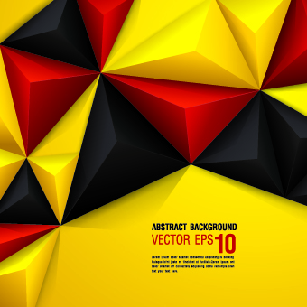 Colored 3D shapes background vector 04 Colored 3D shapes background vector 04