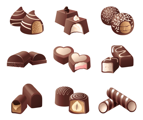 sweets icons chocolate 