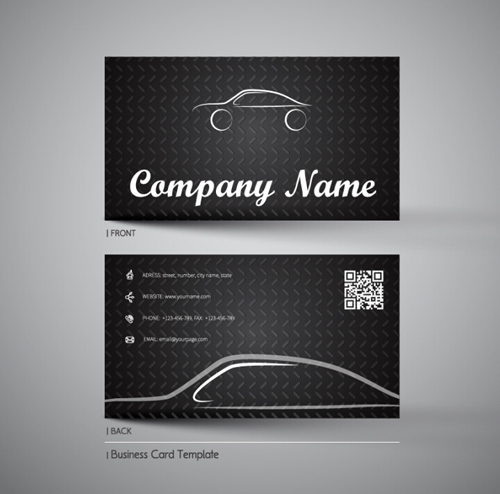 creative cards car business 