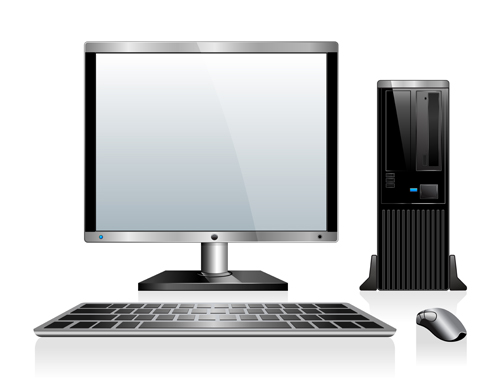Desktop PC design vectors 03 Desktop PC design vectors 03