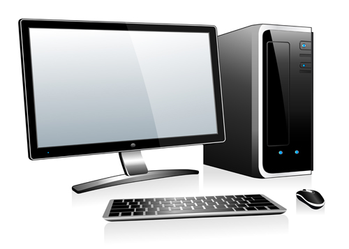 Desktop PC design vectors 05 Desktop PC design vectors 05