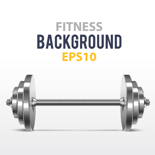 Dumbbell with fitness background vector 01 Dumbbell with fitness background vector 01