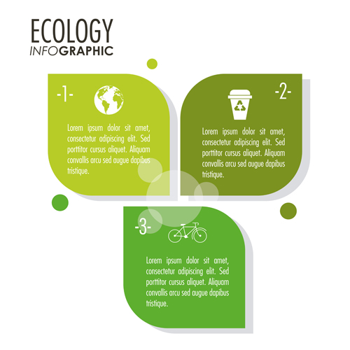 Modern ecology Infographic vectors material 02 Modern ecology Infographic vectors material 02
