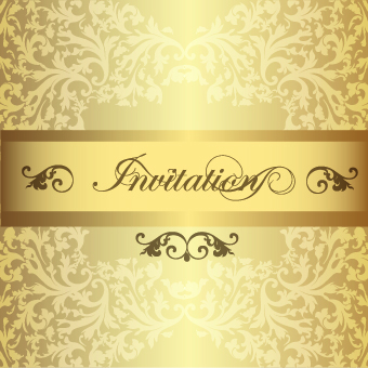 Ornate Invitation creative design background art 04 Ornate Invitation creative design background art 04