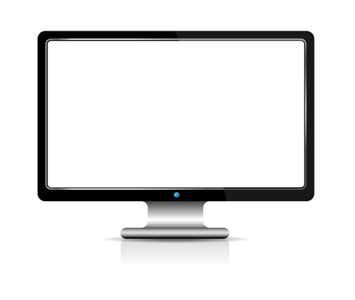 Realistic screen template vector 02 Realistic screen template vector 02