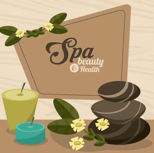 Spa beauty health vector background 07 Spa beauty health vector background 07