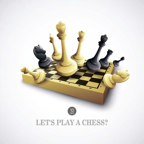 Vector chess competition backgrounds material Vector chess competition backgrounds material