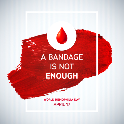World Hemophilia Day poster vector graphics 06 World Hemophilia Day poster vector graphics 06