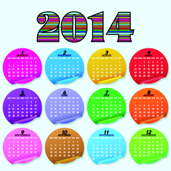 simple calendar 2014 