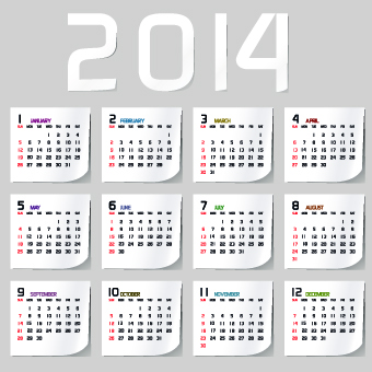 simple calendar 2014 