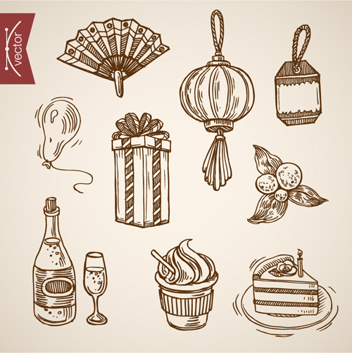 2016 christmas baubles hand drawn vectors set 10 2016 christmas baubles hand drawn vectors set 10