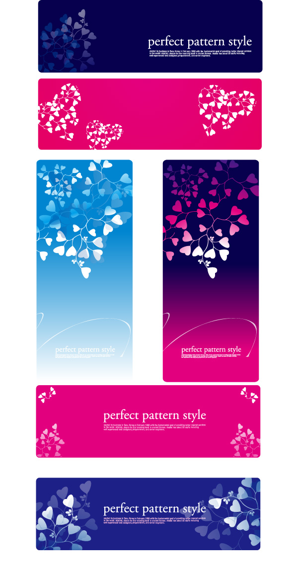 leaves of Floral card design vector