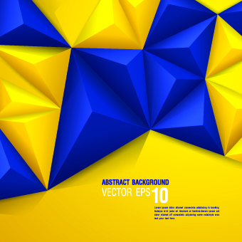 Colored 3D shapes background vector 02 Colored 3D shapes background vector 02