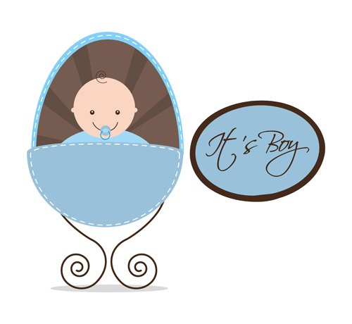 Cute baby card vector design 02 Cute baby card vector design 02
