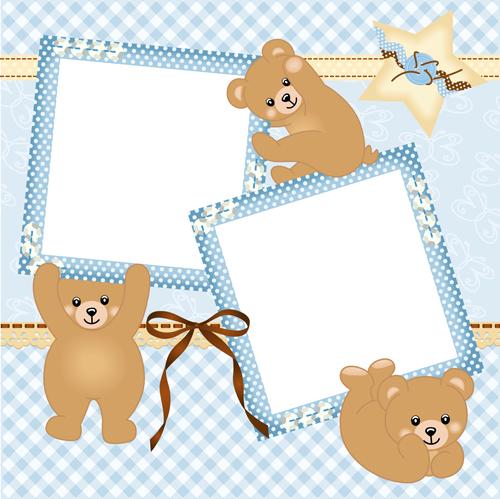 Cute baby card vector design 11 Cute baby card vector design 11